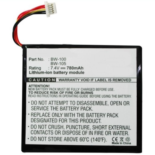 Synergy Digital Printer Battery, Compatible with Brother BW-100, BW-105 Printer Battery (7.4V, Li-ion, 780mAh)