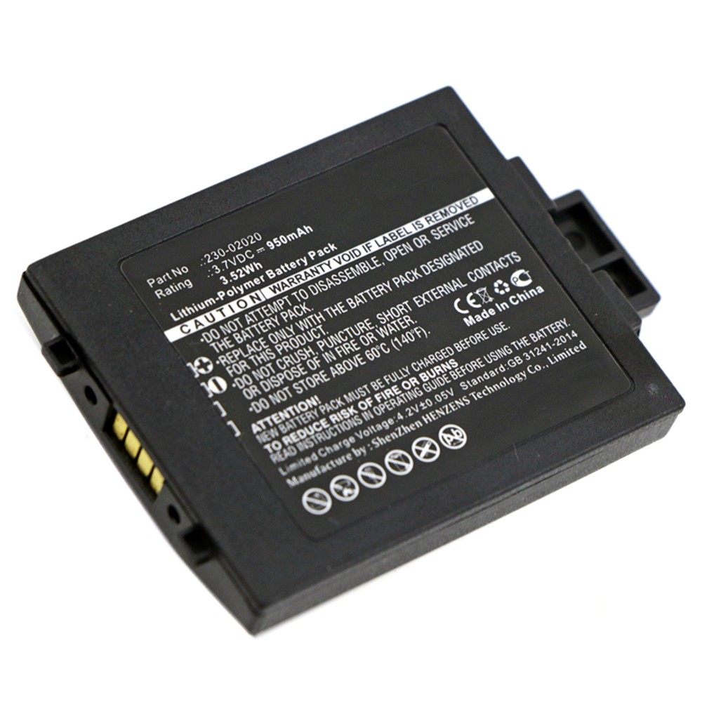 Synergy Digital Medical Battery, Compatible with Vocera B3000E, B3000N, Communications Badge B3000 Medical Battery (3.7, Li-Pol, 950mAh)