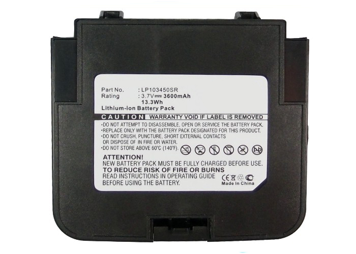 Synergy Digital Player Battery, Compatible with Delphi LP103450SR, SA10120 Player Battery (3.7, Li-ion, 3600mAh)