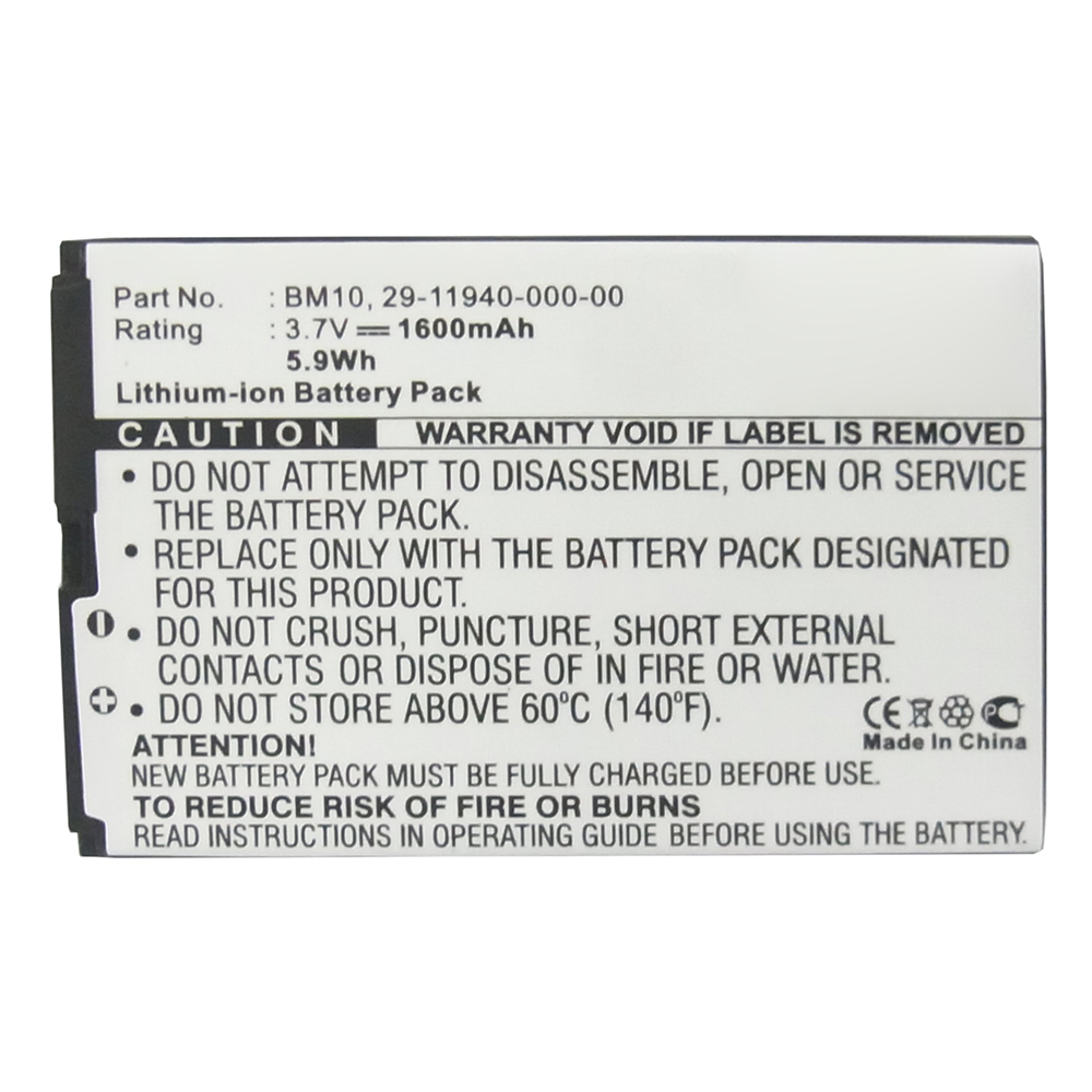 Synergy Digital PDA Battery, Compatible with 29-11940-000-00 PDA Battery (3.7V, Li-ion, 1600mAh)