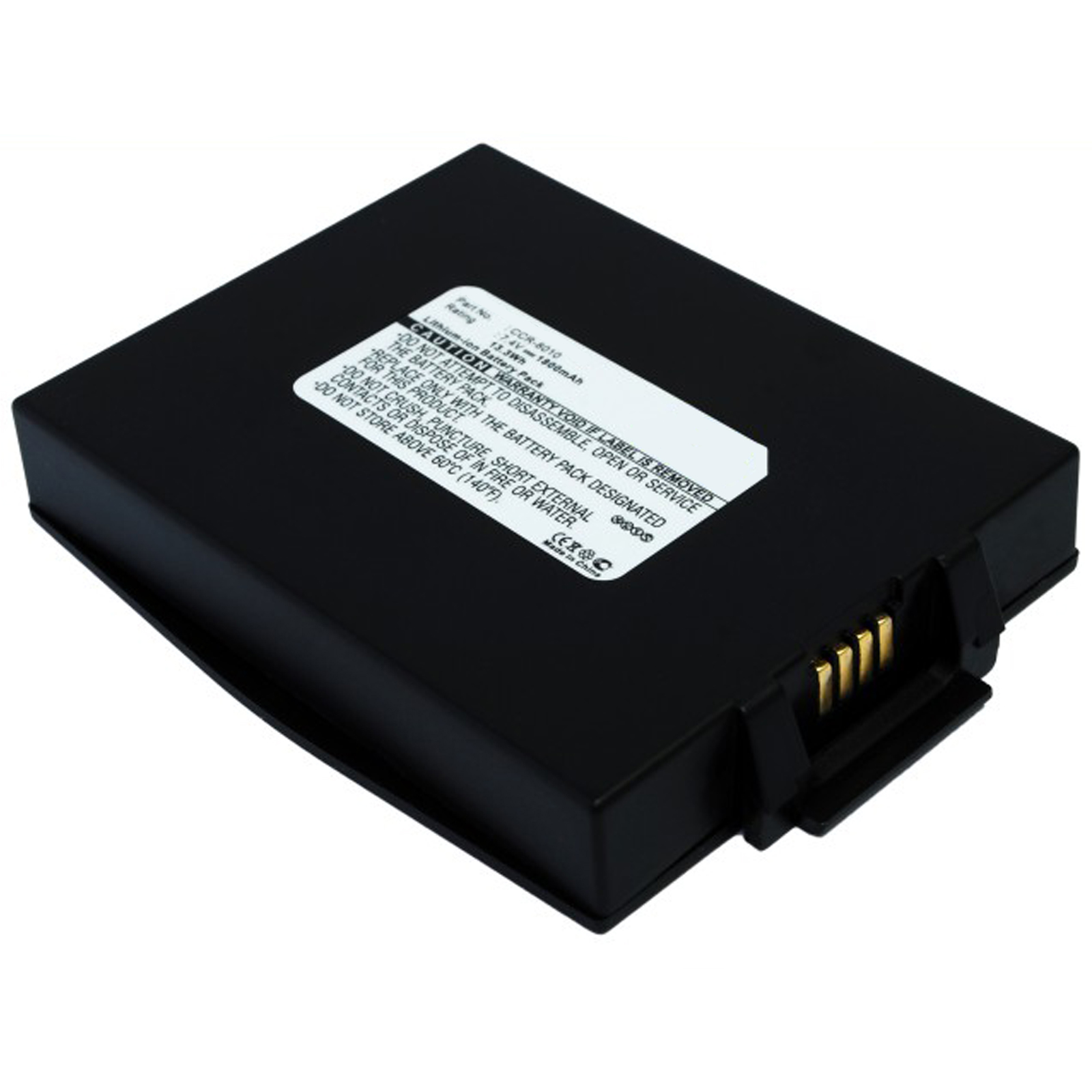 Synergy Digital Credit Card Reader Battery, Compatible with VeriFone CCR-8010 Credit Card Reader Battery (Li-ion, 7.4V, 1800mAh)