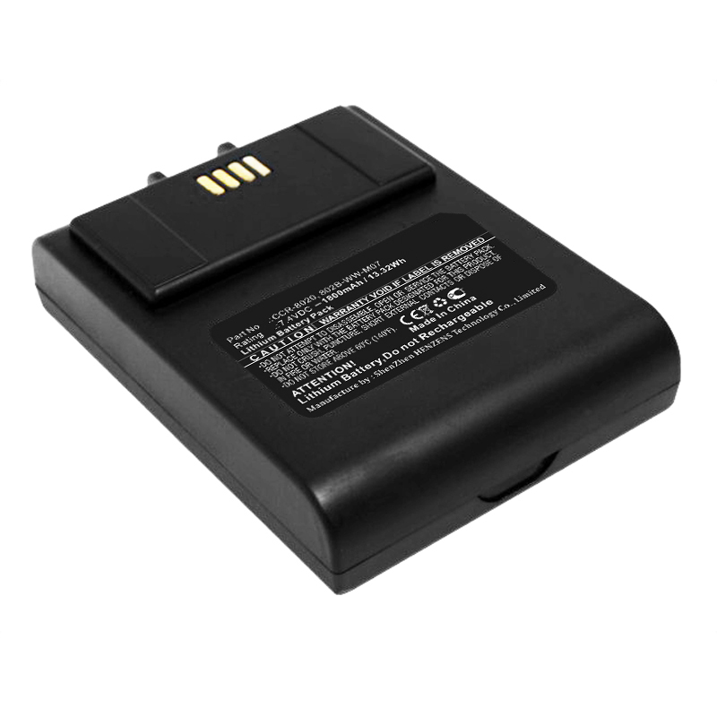 Synergy Digital Credit Card Reader Battery, Compatible with VeriFone CCR-8020 Credit Card Reader Battery (Lithium, 7.4V, 1800mAh)