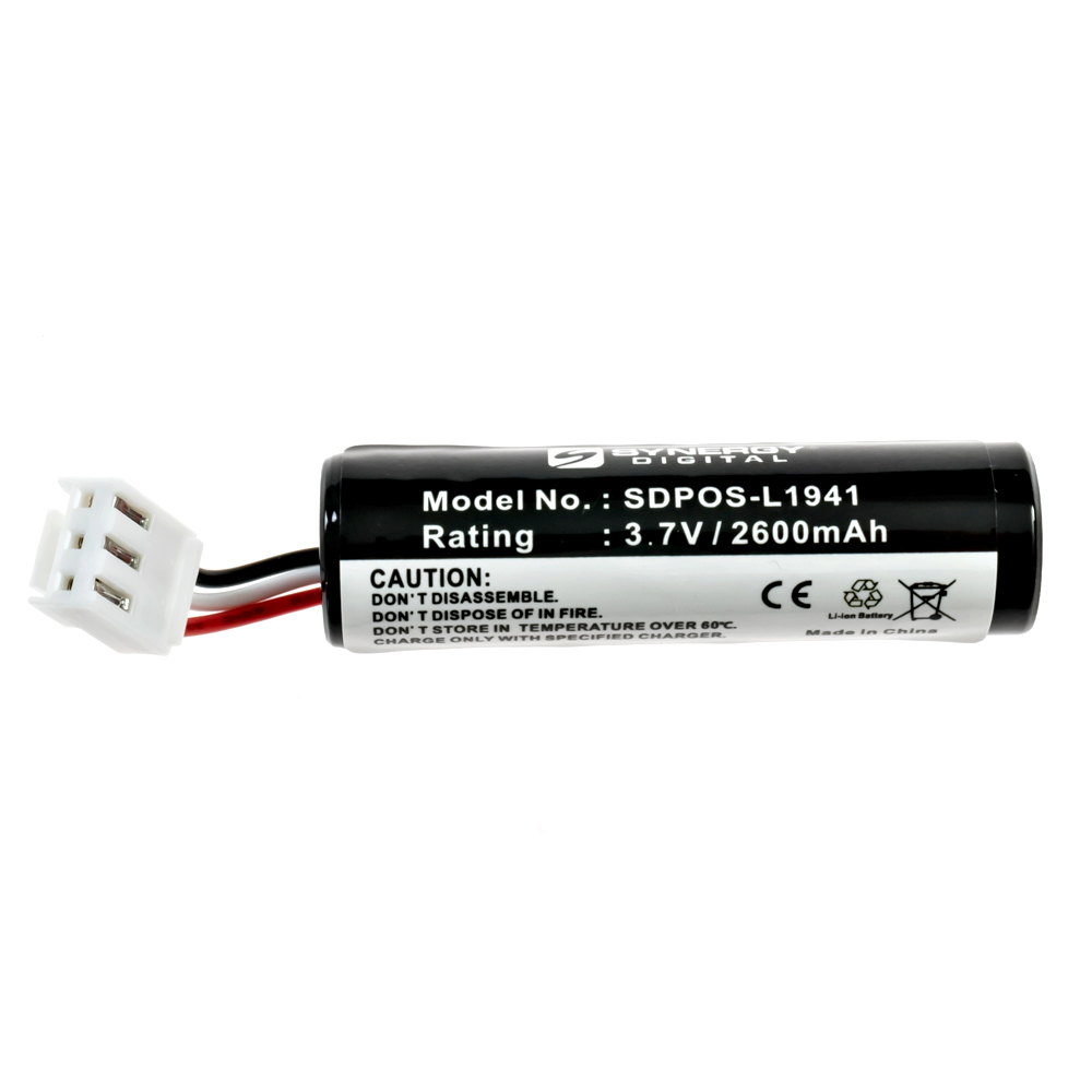 Synergy Digital Credit Card Reader Battery, Compatible with VeriFone BPK265-001 Credit Card Reader Battery (Li-ion, 3.7V, 2200mAh)