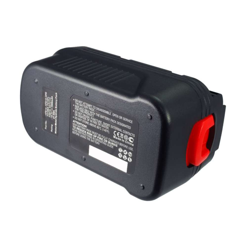 Synergy Digital Power Tool Battery, Compatible with Black & Decker A1718 Power Tool Battery (Ni-MH, 18V, 1500mAh)