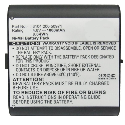 Synergy Digital Remote Control Battery, Compatible with Philips 3104 200 50971 Remote Control Battery (Ni-MH, 4.8V, 1800mAh)