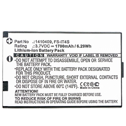 Synergy Digital Remote Control Battery, Compatiable with Reely 1410409, FS-iT4S Remote Control Battery (3.7V, Li-ion, 1700mAh)