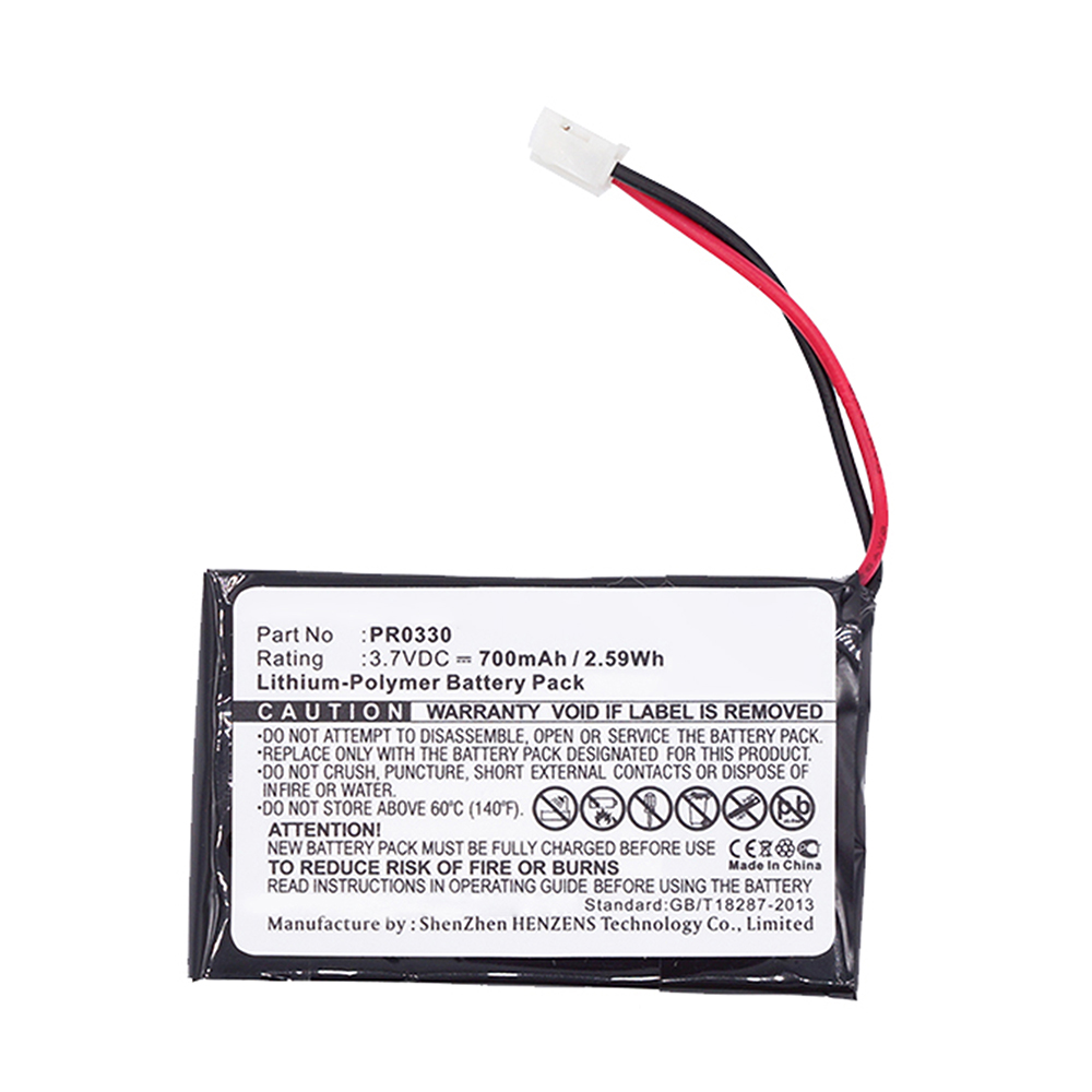 Synergy Digital Crane Remote Control Battery, Compatible with JAY PR0330 Crane Remote Control Battery (Li-Pol, 3.7V, 700mAh)