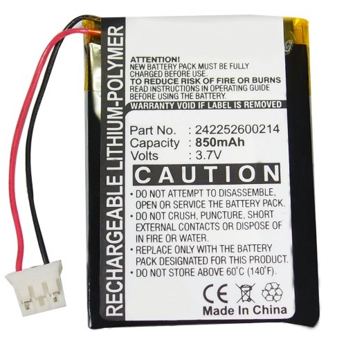 Synergy Digital Remote Control Battery, Compatible with Philips 242252600214 Remote Control Battery (Li-Pol, 3.7V, 850mAh)