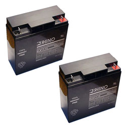 SLA17-12 Sealed Lead Acid Battery (12 Volt, 18 Ah) Ultra High Capacity - Set Of 2