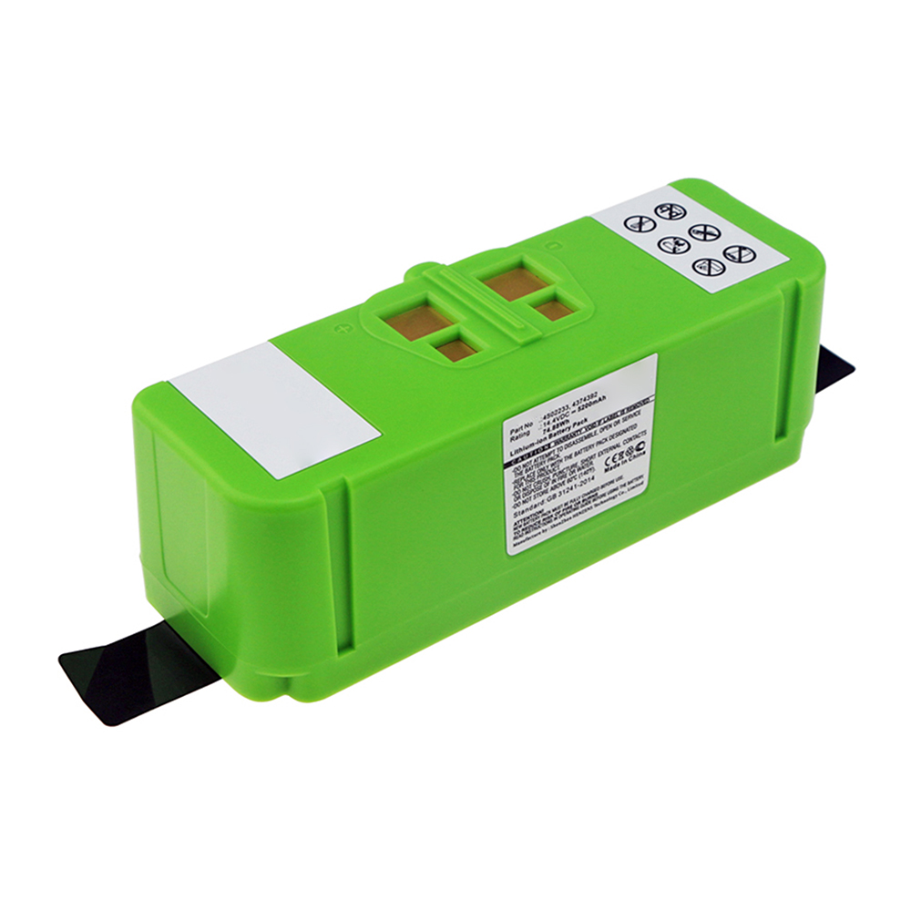 Synergy Digital Vacuum Cleaner Battery, Compatible with iRobot 4374392 Vacuum Cleaner Battery (Li-ion, 14.4V, 5200mAh)
