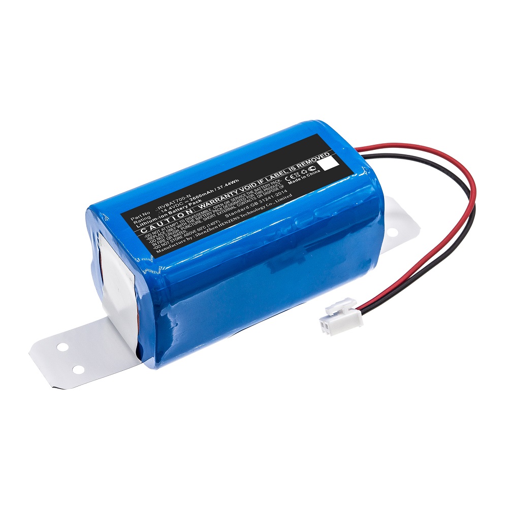 Synergy Digital Vacuum Cleaner Battery, Compatible with Shark RVBAT700-N Vacuum Cleaner Battery (Li-ion, 14.4V, 2600mAh)