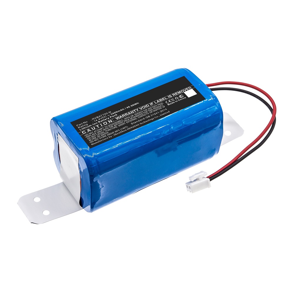 Synergy Digital Vacuum Cleaner Battery, Compatible with Shark RVBAT700-N Vacuum Cleaner Battery (Li-ion, 14.4V, 3400mAh)