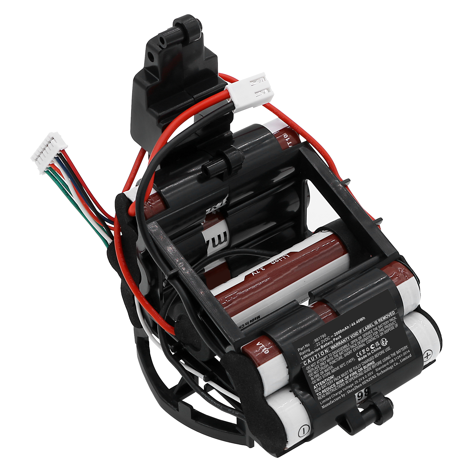 Synergy Digital Vacuum Cleaner Battery, Compatible with Gorenje 861790 Vacuum Cleaner Battery (Li-ion, 22.2V, 2000mAh)