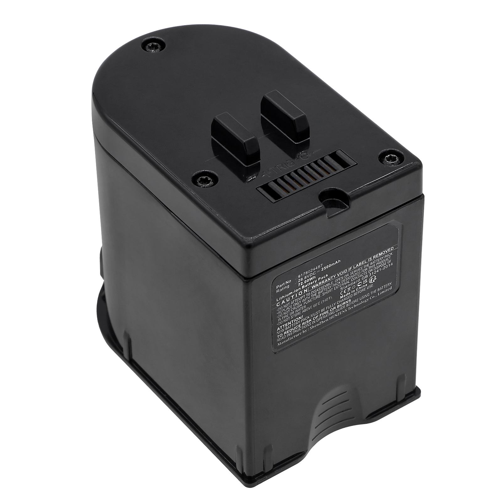 Synergy Digital Vacuum Cleaner Battery, Compatible with Beko SD8168 Vacuum Cleaner Battery (Li-ion, 28.8V, 2500mAh)