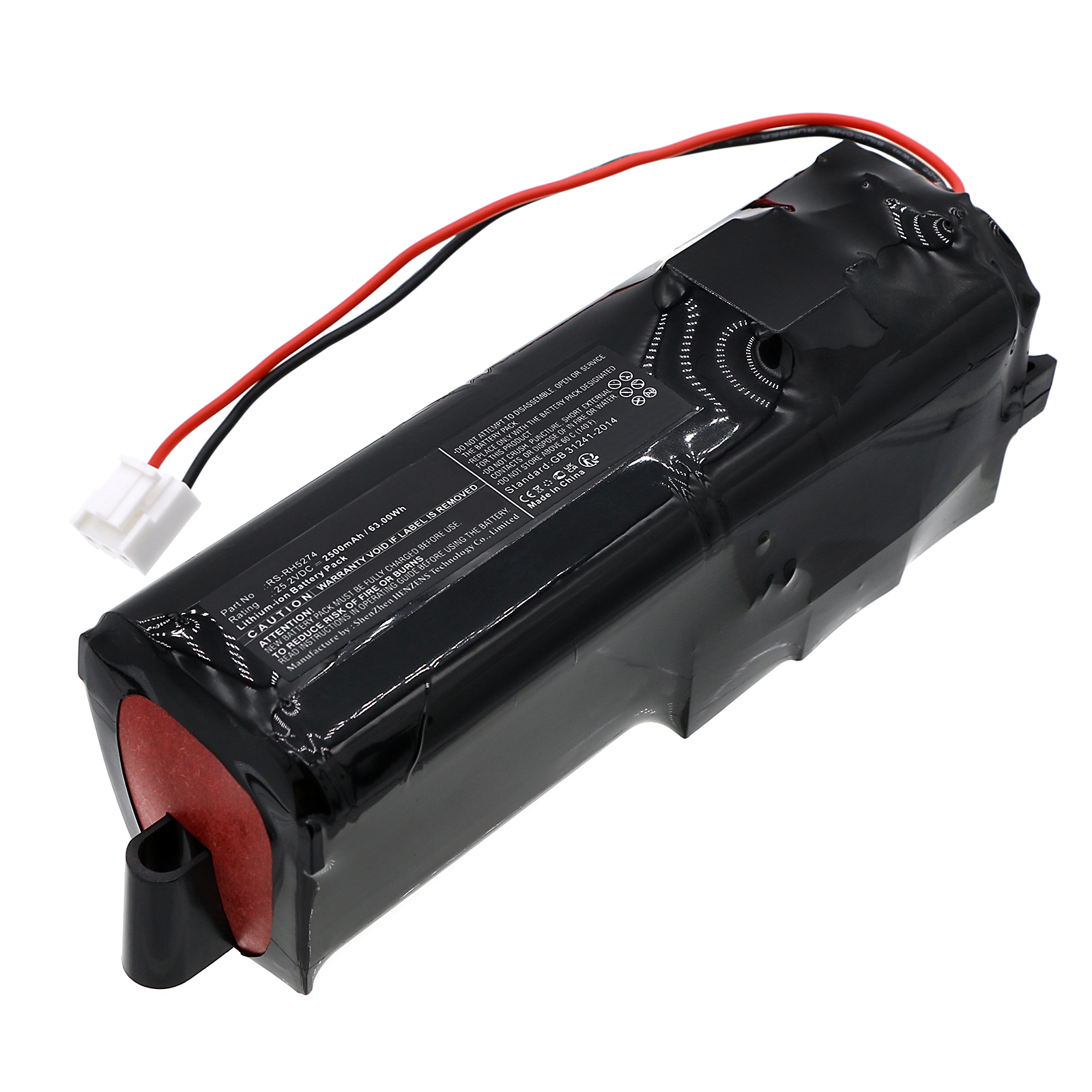 Synergy Digital Vacuum Cleaner Battery, Compatible with Rowenta RS-2230001688 Vacuum Cleaner Battery (Li-ion, 25.2V, 2500mAh)