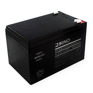 SLA10-12/T25 Alakaline Battery - Rechargeable Ultra High Capacity (Alakaline 12V 12000mAh) - Replacement For 12V 12Ah W/.250 FASTON SLA Rhino Battery