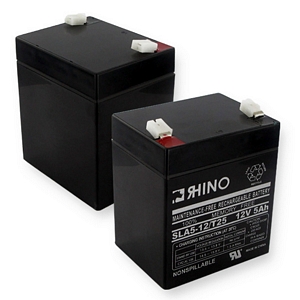 SLA5-12/T25 Alakaline Battery - Rechargeable Ultra High Capacity (Alakaline 12V 5000mAh) - Replacement For 12V 5Ah W/.250 FASTON SLA Rhino Battery