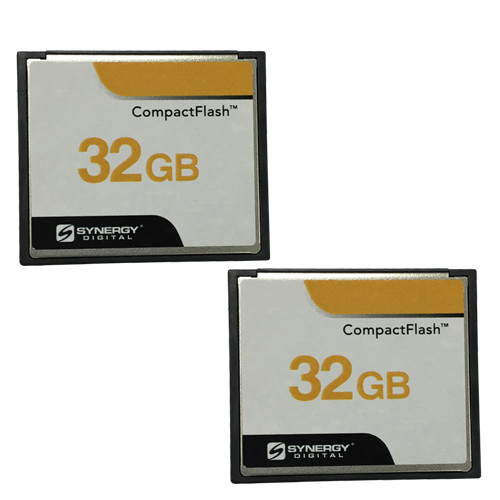 2 x 32GB CompactFlash Memory Card (2 Pack)