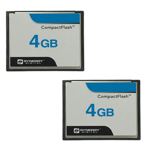 2 x 4GB CompactFlash Memory Card (2 Pack)