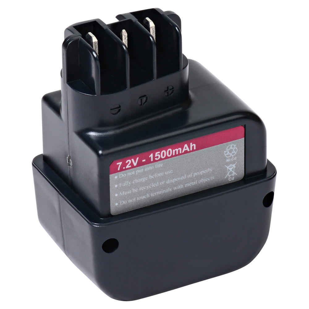 TOOL-73 Ultra High Capacity (Ni-CD, 7.2V, 1500 mAh) Battery - Replacement for Metabo - 6.30069, Metabo - 6.31677 Batteries