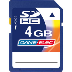 DA-SD-4096-R | 4GB SDHC Memory Card