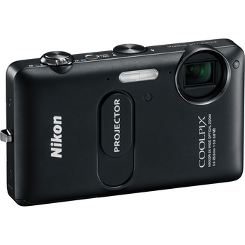 Nikon CoolPix S1200pj Digital Camera
