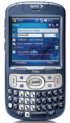 Palm Treo 800w Cell Phone