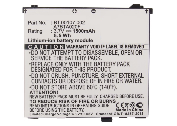 Batteries for AcerCell Phone