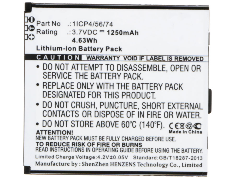 Batteries for GSmartCell Phone