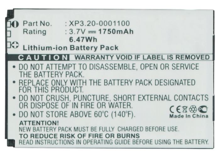Batteries for SocketmobileCell Phone