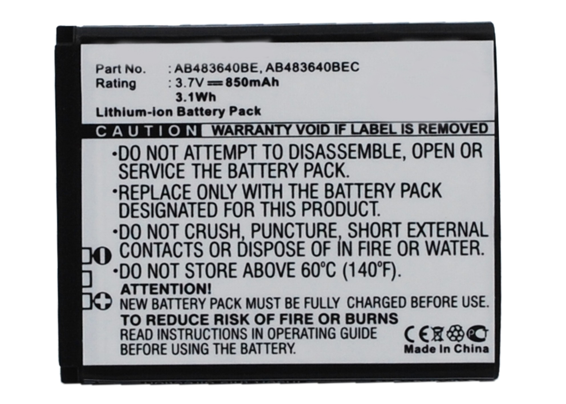 Batteries for SamsungReplacement