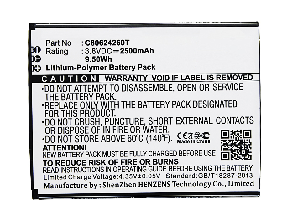 Batteries for BluCell Phone