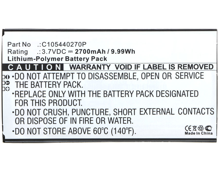 Batteries for BluCell Phone