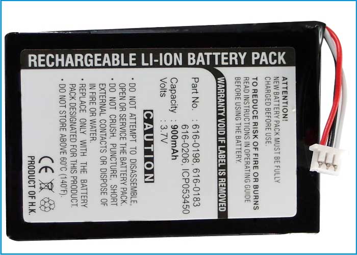 Batteries for ApplePlayer