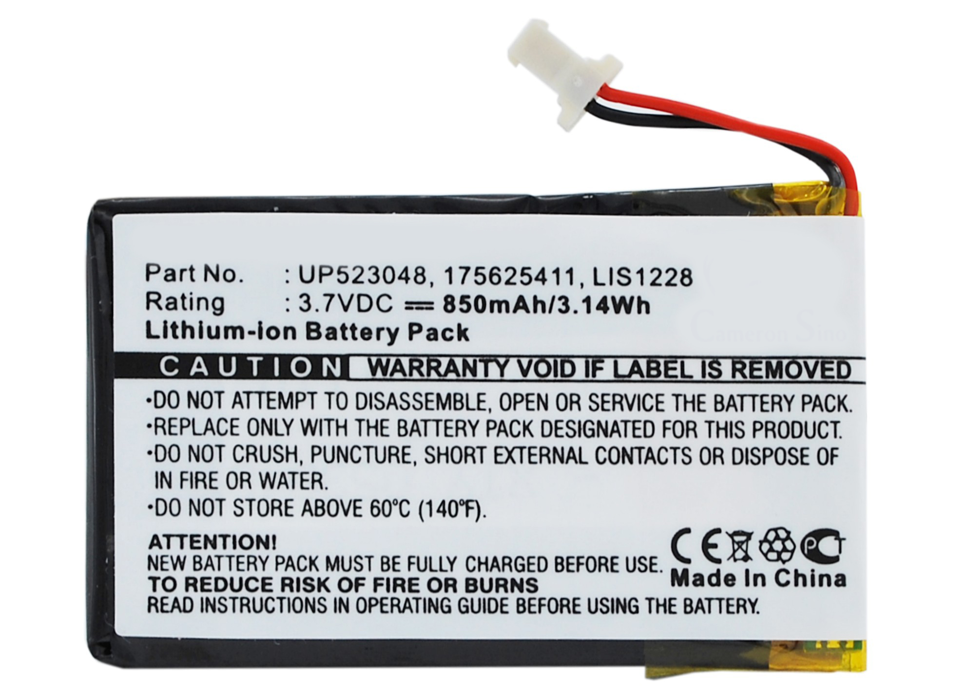 Batteries for SonyPDA