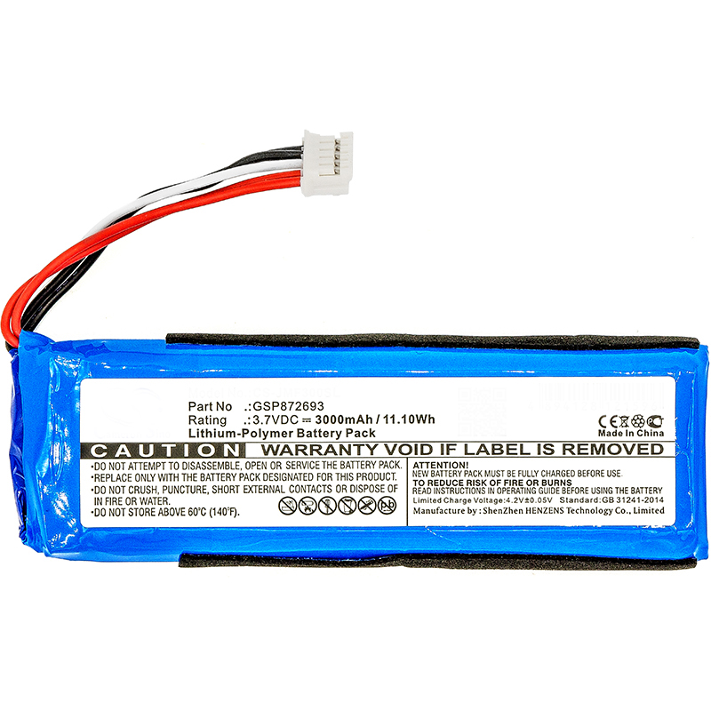 Batteries for JBLSpeaker