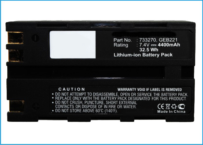 Batteries for GEOMAXEquipment
