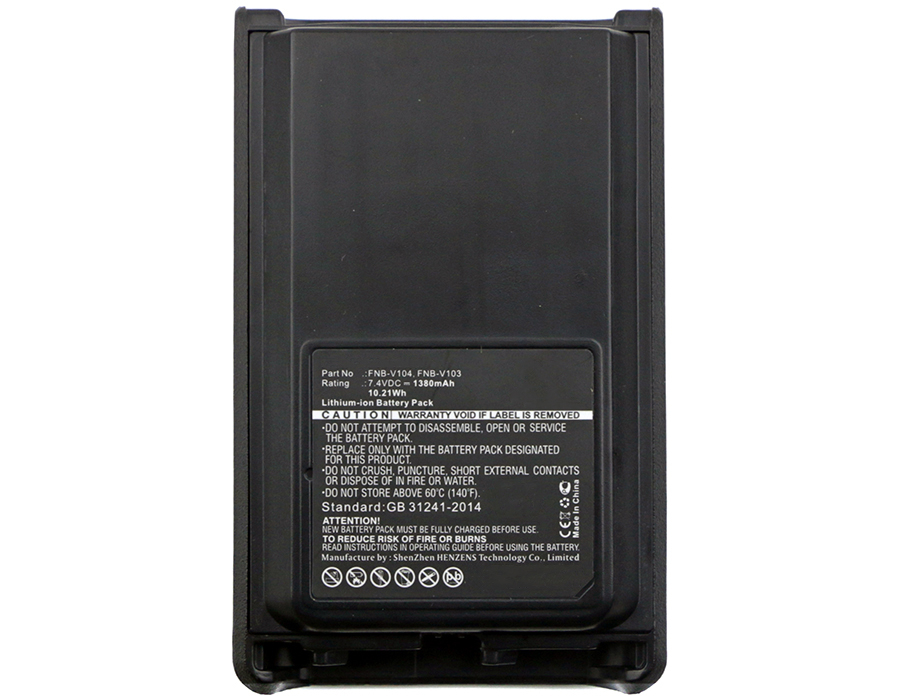 Batteries for YAESU2-Way Radio