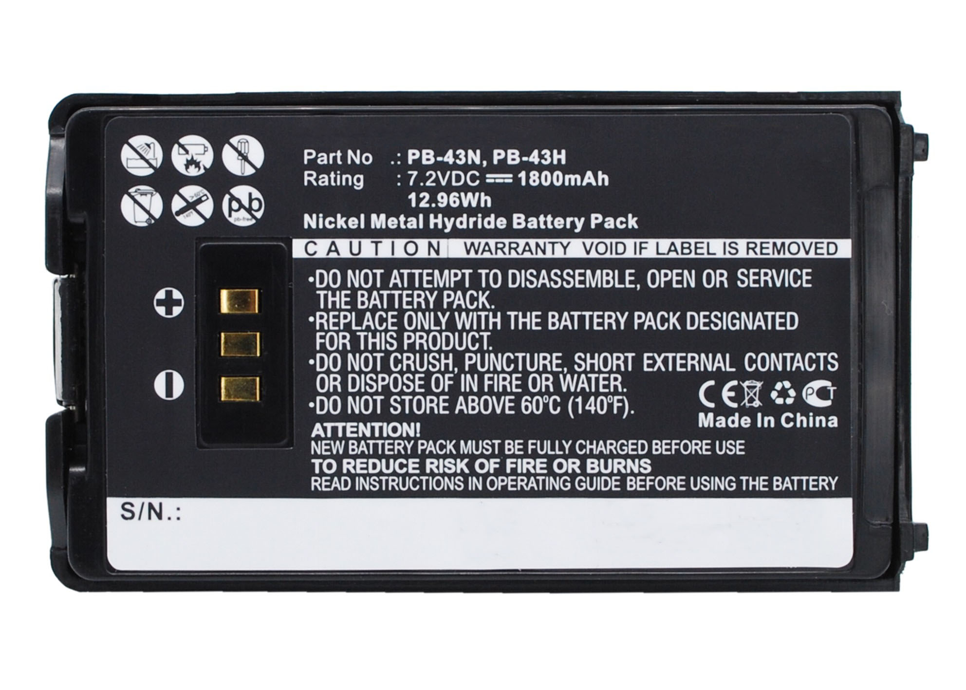 Batteries for Kenwood2-Way Radio