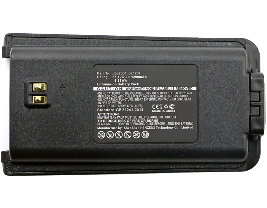 Batteries for Hytera2-Way Radio