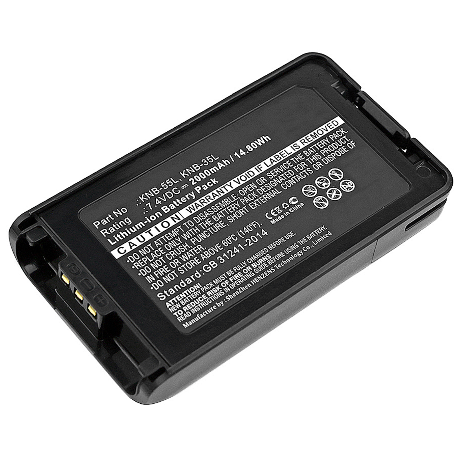 Batteries for Kenwood2-Way Radio