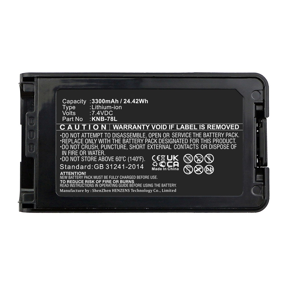 Batteries for Kenwood2-Way Radio