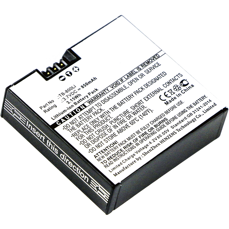 Batteries for GOTOP TB-800Li Digital Camera