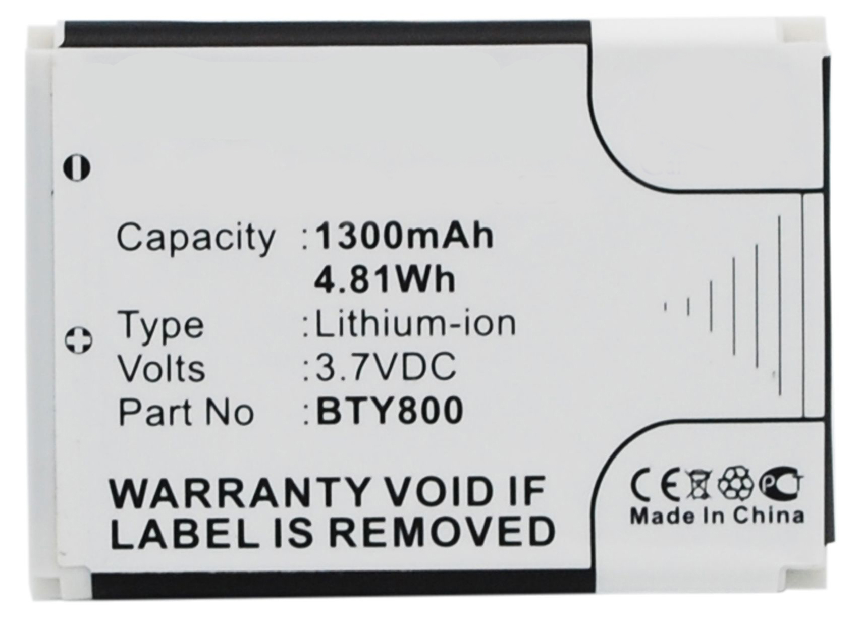 Batteries for CipherLABBarcode Scanner