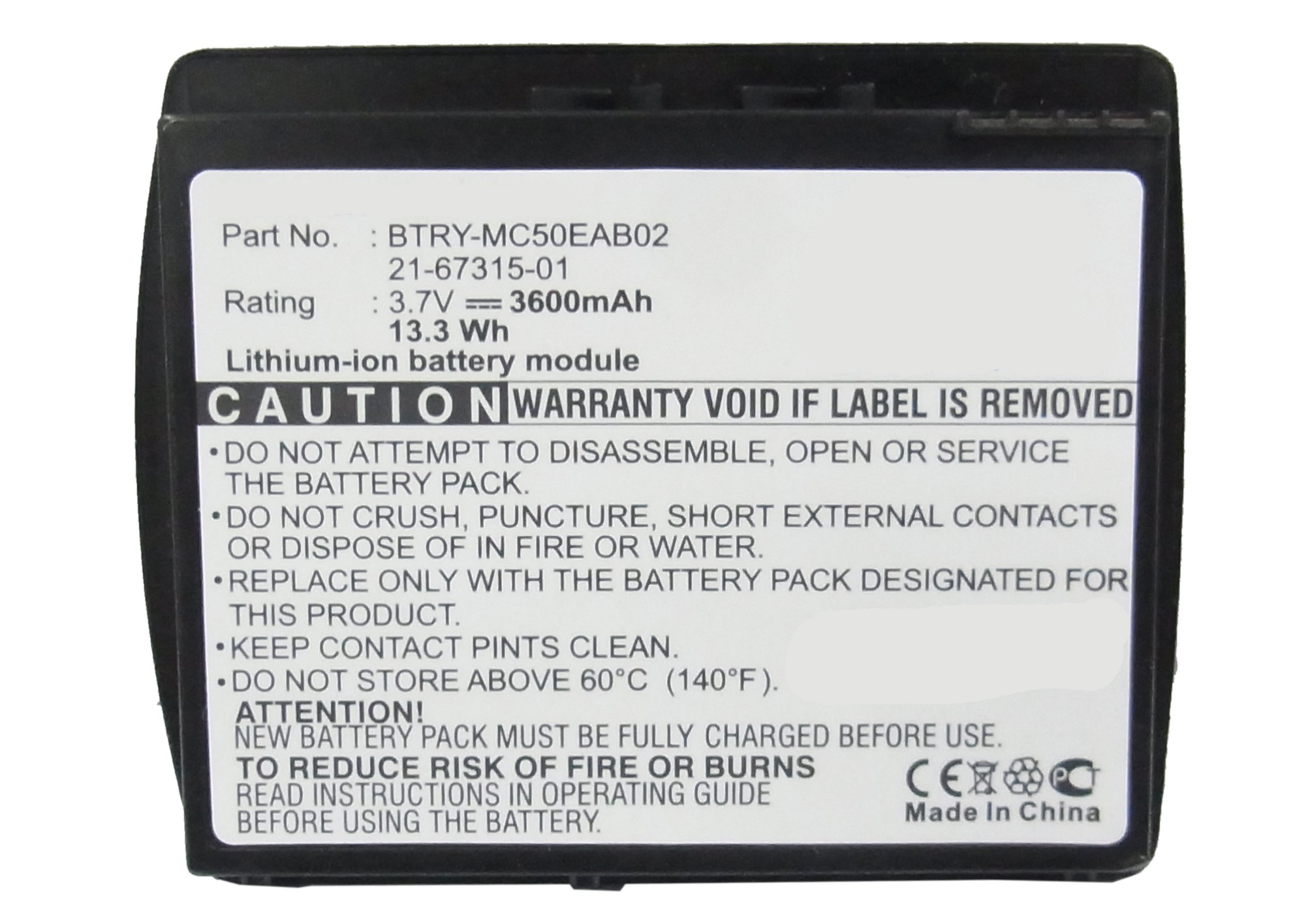 Batteries for SymbolBarcode Scanner