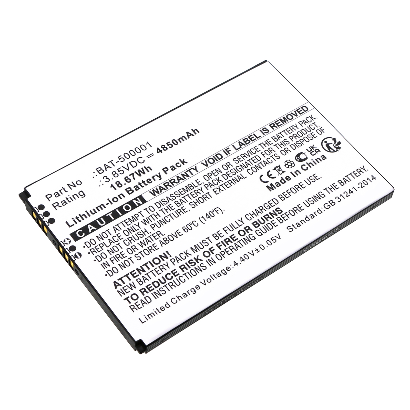 Batteries for BluebirdBarcode Scanner