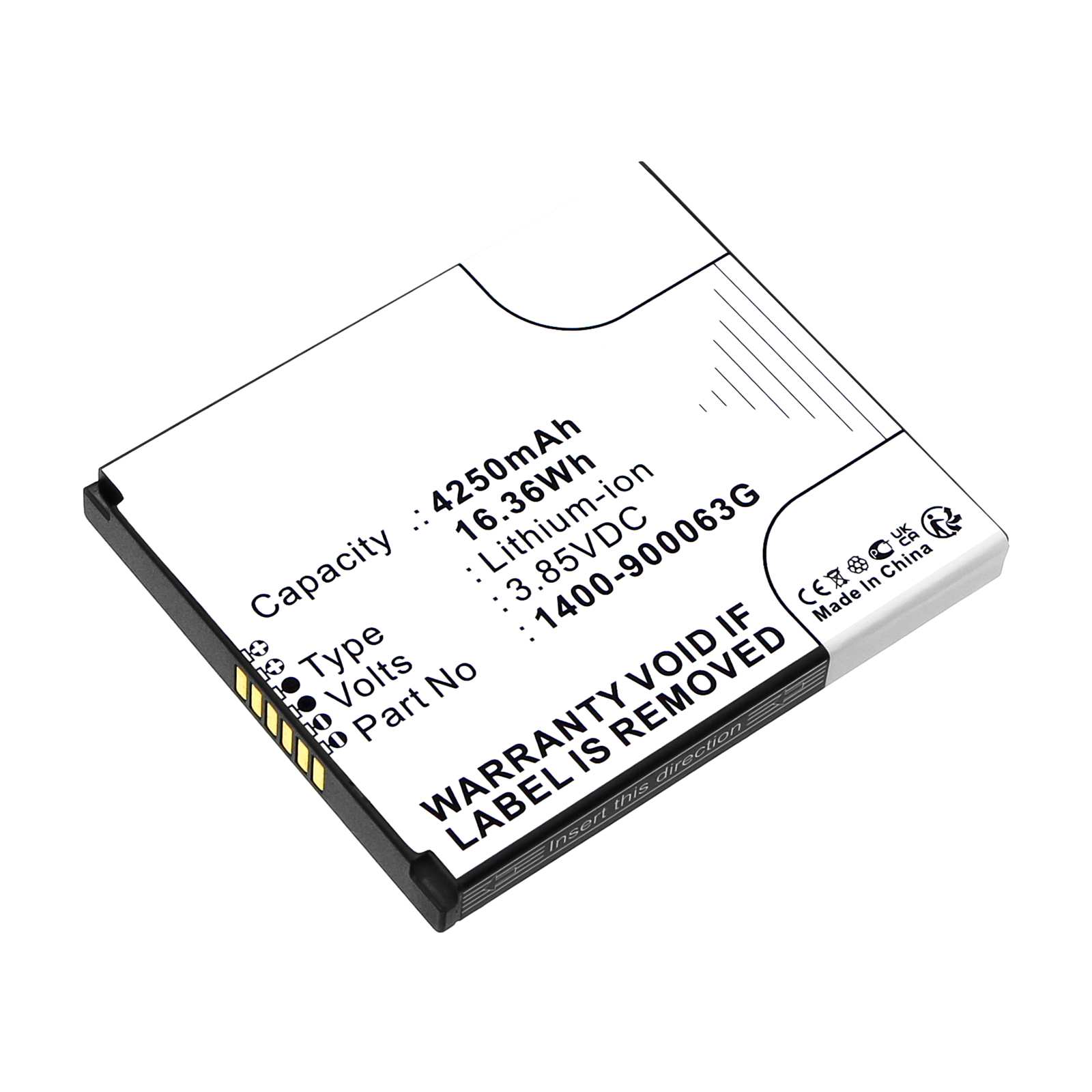 Batteries for UnitechBarcode Scanner