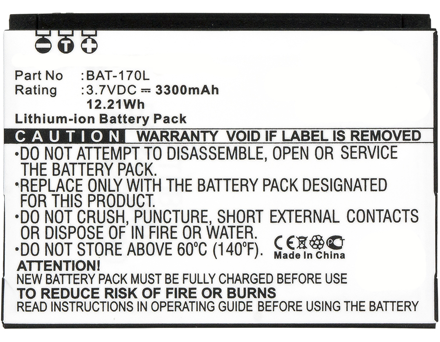 Batteries for BluebirdBarcode Scanner