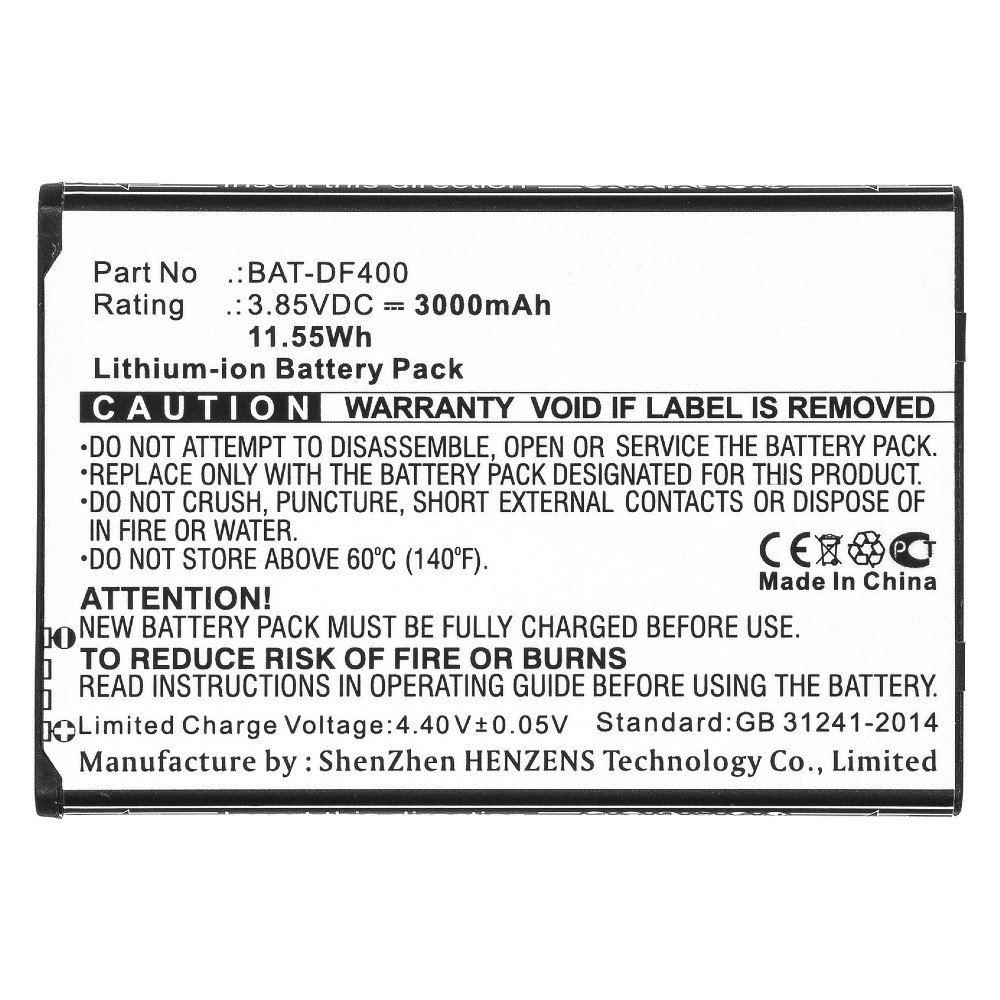 Batteries for BluebirdBarcode Scanner