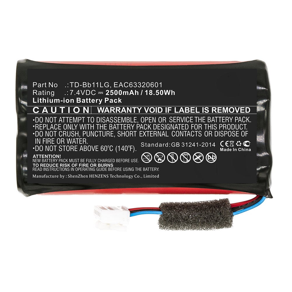 Batteries for LGSpeaker